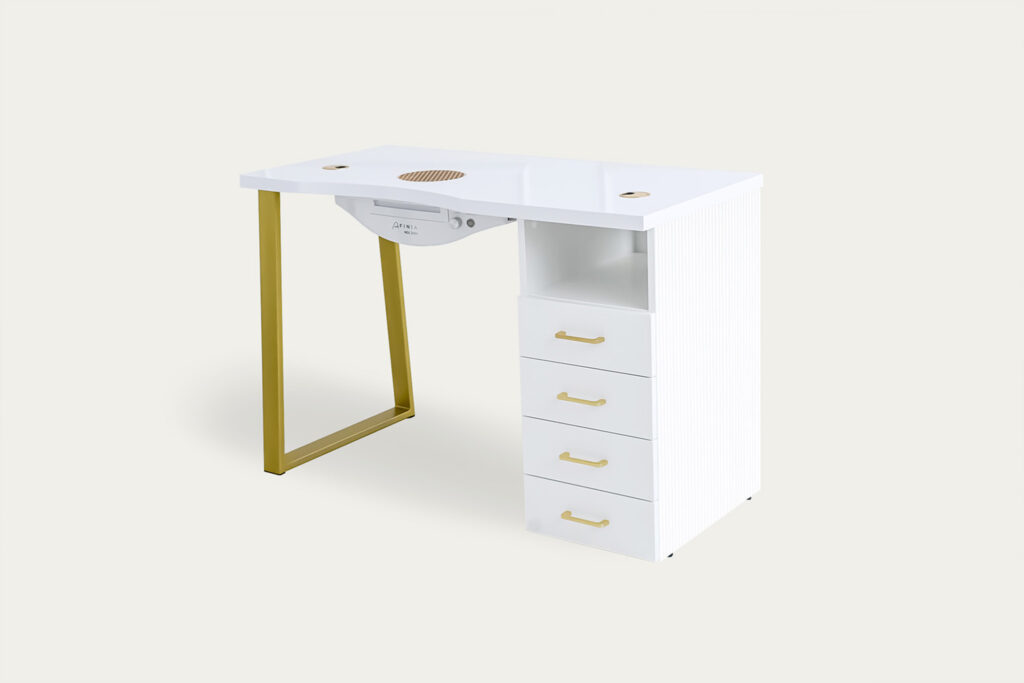 Tavolo cosmetico Afinia Prime Gold rigato